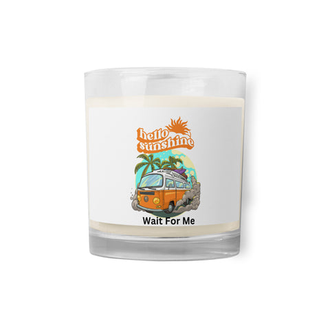 Hello Sunshine Glass jar soy wax candle