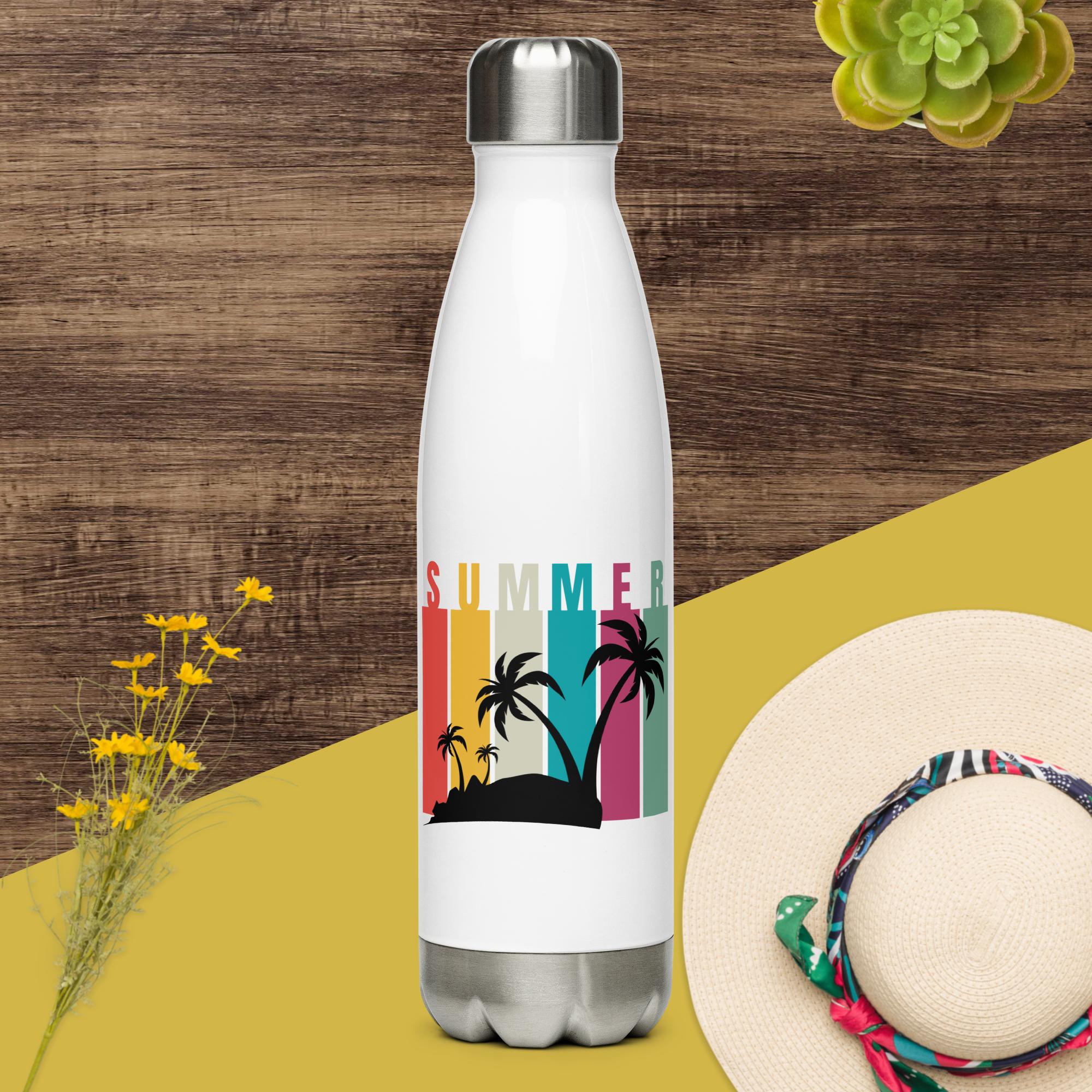 Summer Stainless steel water bottle